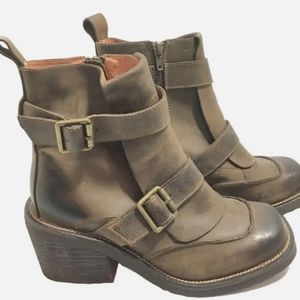 Jeffery Campbell Ibiza Moto Boots - Leather Size 10